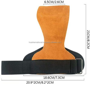 Poignées à main sans doigts pour gymnastique, jambières sans trou, pour exercices, haltérophilie, fitness - Product Image 3