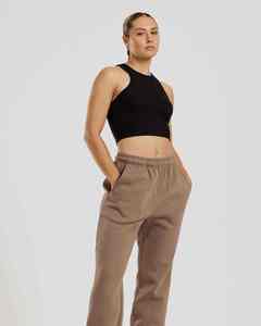 Pantalon de jogging d'hiver pour femme, haute qualité, séchage rapide, respirant, en toile, couleur unie, pour la course, la randonnée, le streetwear, avec taille élastique - Product Image 2