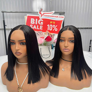 Swiss HD Lace Transparent Lace Closure Front Bone Straight Bob Perruques Cheveux Humains Cheveux Bruts Toutes Les Couleurs Extensions de Cheveux Humains - Product Image 2