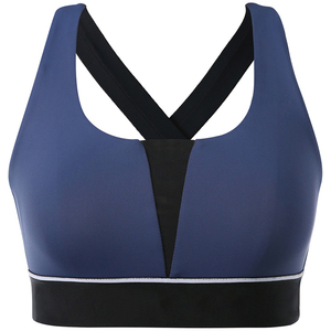 Wholesale High Intensity Bra Women Sexy Yoga Bra Center <b>Net</b> Fitness Sports Bra Crop <b>Top</b> Independent Chest Pad With Custom Design - Product Image 2