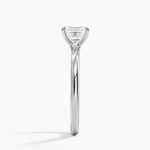 Anillo BOJ 0146 con Corte Asscher, Plata 925, Engaste Manon, Anillo Solitario con Diamante de 2ct, Color D, VVS1, Moissanita GRA, Precio Bajo en Oferta - Product Image 3