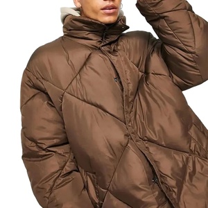 Chaqueta de Invierno Acolchada de Diseñador Más Vendida, con Cuello Alto, Logotipo Frontal, Estampado Extra Grande, Unisex, Personalizada, 2026 - Product Image 2