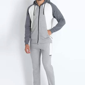 Pantalones Deportivos Casuales de Mezcla de Poliéster con Cierre Frontal Completo, Traje Deportivo Personalizado para Hombre con Cierre, Traje de Entrenamiento Ajustado y Elástico - Product Image 1