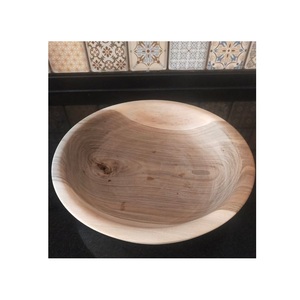 Bol rond en bois naturel pour servir des fruits frais, des salades, des pâtes, du riz, du pain, des collations et pour les réunions de famille - Product Image 6
