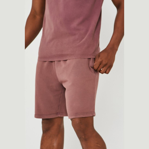 Conjunto de camiseta y pantalones cortos de algodón para hombre, estilo acid wash, ropa de verano, 2 piezas. - Product Image 5