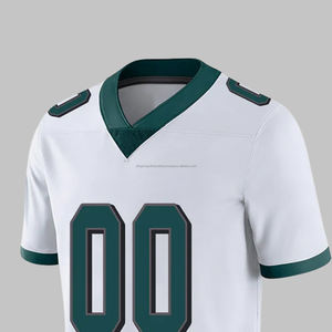 Camiseta de fútbol americano juvenil de alta calidad OEM más vendida 100% diseño personalizado transpirable al por mayor precio bajo ofrecido ODM - Product Image 2