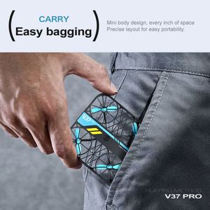 2.4G WiFi Dual Camera 4K FPV RC V37 Drone Brushless Motor 6-Axis Gyro 1KM Image Transmission Foldable <b>Portable</b> Indoor Hover - Product Image 4