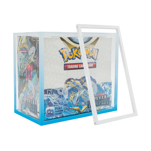 Boîte de protection magnétique pour jeu de cartes, boîte de présentation en acrylique pour boîte de booster de cartes Pokémon TCG, couleur dégradée personnalisable, résistante aux UV - Product Image 3