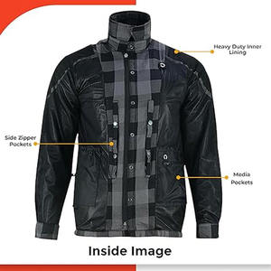 Men's Winter Polyester/Cotton Printed 220g Full Sleeve Jacket Racing Team Inspired Casual Riding Suit Customizable Windproof - Product Image 2