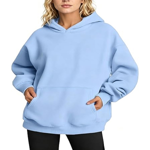 Sudadera con Capucha Personalizada con Logotipo, Estilo Y2K, para Mujer, Talla Grande, de Forro Polar Ecológico, Impermeable, 320g, Poliéster/Algodón, para Invierno - Product Image 4