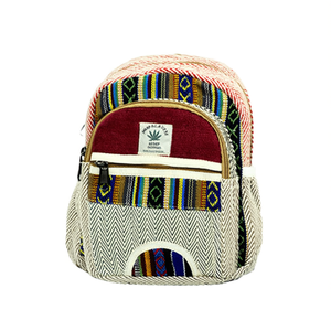 Hemp Cotton <b>Mini</b> <b>Backpack</b> Promotional Product - Product Image 2
