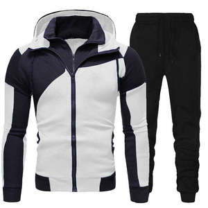 Ensemble de survêtements pour enfants et hommes, 2 pièces, en molleton technique imprimé, personnalisable, automne-hiver, séchage rapide, respirant, 100% coton - Product Image 1