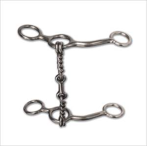 Nouveauté - Mors à cheval en acier inoxydable de haute qualité pour le saut d'obstacles et l'entraînement - Product Image 5