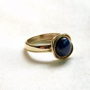 Anillo Bohemio Vintage de Plata de Ley 925 con Baño de Rodio y Cabujón de Luna Arcoíris Natural Hecho a Mano para Bodas y Fiestas - Product Image 2