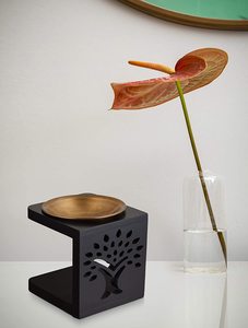 Quemador de Aceite Esencial Decorativo de Metal, Hecho a Mano, Ecológico, de Alta Calidad, Estilo Antiguo, Capacidad de 4 Pulgadas | - Product Image 6