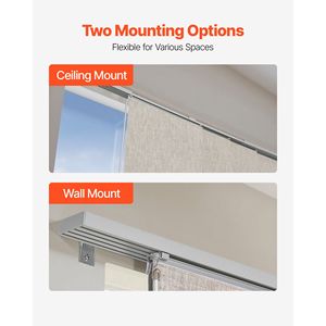 Tende Verticali Oscuranti Senza Fili con Pannello Estensibile 96 H, Tende Tagliabili da 45,8 a 86 Pollici di Larghezza - Product Image 6