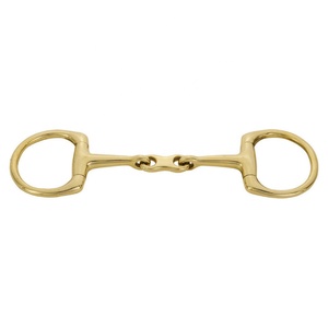2024 allemand de haute qualité en acier inoxydable Bit Dee Ring Eggbutt Double-Jointed/Broken Snaffle Silver Embouchure - Product Image 2