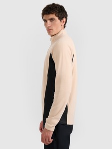 Men's Best Selling Winter Long Sleeve <b>Fleece</b> <b>Jacket</b> With Side Panel High Quality 100% Cotton <b>Fleece</b> Winter <b>Warm</b> Casual <b>Jackets</b> - Product Image 3