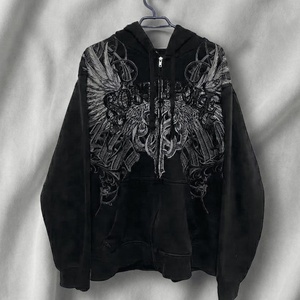 Sudadera con Capucha de Alta Calidad, 100% Algodón, 400 Gsm, Personalizada, Unisex, con Impresión Digital, Sudaderas con Capucha OEM - Product Image 1