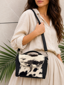 Nuevo Bolso de Hombro de Cuero Vacuno Vintage Elegante, Bolso Bandolera de Piel Auténtica, Bolso de Hombro Multiusos para Mujer, Gran Venta - Product Image 1