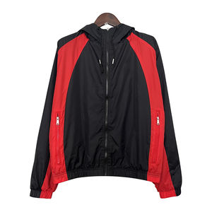 Chaqueta Deportiva de Contraste de Color para Hombre al por Mayor, Cortavientos Ligero de Nylon, Chaqueta Casual de Verano para Correr para Hombre 2026 - Product Image 1