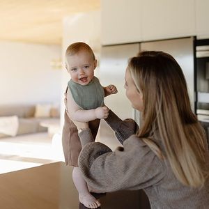 Bavoirs en mousseline écologiques 100% bambou, tissu naturel et sûr - Product Image 3