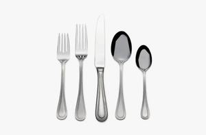 Juego de cubiertos de acero inoxidable chapado, tradicional, sostenible y de lujo, con cuchillo y tenedor, para bodas, a precio económico. - Product Image 5