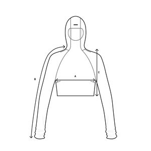 Sudadera corta con capucha para mujer, a la moda, de tela suave, manga larga, informal, para fitness. - Product Image 4