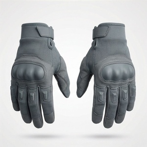 Customized Full Finger PU Motorbike Riding Gear Hard Knuckle Guard Windproof Waterproof Anti Slip Breathable <b>Touchscreen</b> Outdoor - Product Image 1