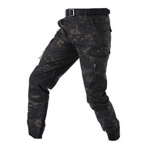 <b>Men's</b> Camouflage Tactical Cargo <b>Pants</b> Canvas Material Multiple Pockets High Waist Quick Dry Workwear Style Autumn Wear - Product Image 1