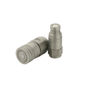 Acoplador rápido hembra de acero al carbono, adaptador hidráulico de cara plana, conector de manguera hidráulica, acoplamiento hidráulico industrial rápido - Product Image 3