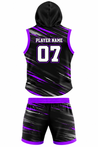 SINEWY SPORTS Conjunto de Uniforme de Flag Football Unisex sin Mangas con Capucha, Absorbente de Humedad, Sublimado, Uniformes Personalizados para Equipos de Adultos - Product Image 3