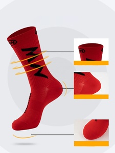 Calcetines Deportivos Profesionales para Equipo, Transpirables, de Secado Rápido, Antideslizantes, de Poliéster, para Atletismo, Baloncesto, Ciclismo, Talla Única - Product Image 3