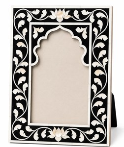 Black and <b>White</b> Mother of Pearl Digital Printing Custom Shape Vertical Photo <b>Frame</b> Modern Table Display <b>A3</b> Wall Decor - Product Image 4