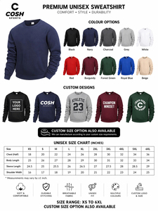 Sudadera Deportiva Cosh Azul Marino, Cuello Redondo, Manga Larga, Forro Polar, Color Sólido, Uso Diario Informal, Sudadera Deportiva para Gimnasio - Product Image 2