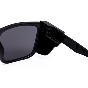 LMAMBA 3416 High Quality <b>Retro</b> Custom Removable Shield Ansi Z87.1 Safety <b>Sunglasses</b> Mirror Square Shades Women Men 2025 - Product Image 5