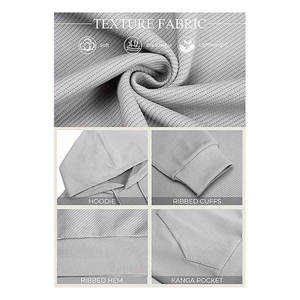 Customizable Polyester Cotton Winter French Terry <b>Tech</b> Sporty Blank Soft Light Weight Unisex Pullover Hoodie - Product Image 5