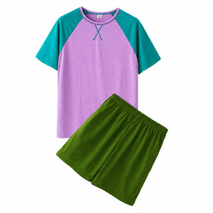 Bulk OEM Service Plus Size Thermal Breathable Summer Men's <b>T</b> <b>Shirt</b> and Shorts Set <b>Polyester</b> Cotton High Street Style Easy Wash - Product Image 4