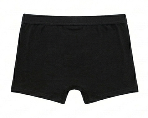 Boxers noirs pour homme en tissu tricoté, confortables, lavables en machine, coupe classique - Product Image 2