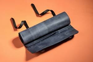 Étui de transport de luxe en cuir véritable fait main pour couteaux de chef – Protection durable, organisateur de voyage, ceinture porte-outils LBKR-0049 - Product Image 3