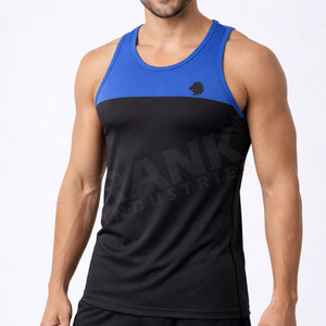 Ropa deportiva de secado rápido para hombre, chaleco de gimnasio de algodón y poliéster de alta calidad, chaleco de gimnasio para hombre hecho en Pakistán. - Product Image 3
