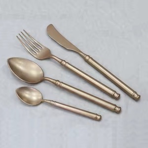 Juego de Cubiertos Duraderos de Metal, Cuchara, Tenedor y Cuchillo para el Hogar, Cocinas, Hoteles y Restaurantes - Product Image 4