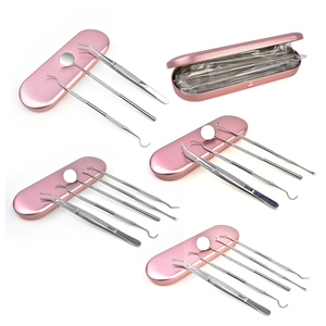 Kit d'instruments chirurgicaux dentaires pour membres inférieurs, manuel, de haute qualité, durable, avec boîte à vis et poignée moletée, Classe I - Product Image 2