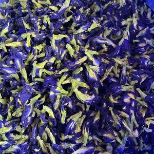 Fleurs de pois papillon séchées vietnamiennes de qualité supérieure, ingrédient botanique naturel, bleu vibrant, soigneusement sélectionnées, norme d'exportation - Product Image 1