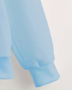 Ensemble décontracté 2 pièces pour femme : sweat à capuche d'hiver respirant en polaire, haut tricoté à manches longues et jupe en polyester/coton écologique - Product Image 5