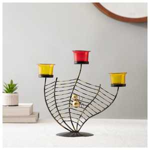 Candelabro Lucent Spider Web con Decoración de Araña Dorada para Decoración del Hogar - Product Image 2