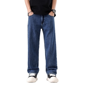 Wholesale Men's Summer Casual Mid-Rise Breathable Denim Jeans Pant Cotton/Spandex Eco-Friendly Color Fade Proof <b>Light</b> <b>Cheap</b> - Product Image 5