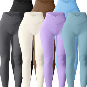 Leggings pour femmes, ajustés, 100% coton molletonné, premium, chauds, extensibles, confortables, décontractés, tendance, élégants, durables, pour l'hiver - Product Image 3