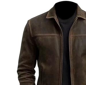 Chaqueta de Cuero 100% Real para Hombre, Uso Diario, Calidad de Exportación, Forro Interior Suave, Impermeable, Transpirable y Ecológica - Product Image 2