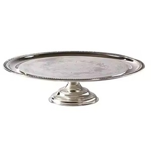 Support à gâteau en métal de qualité supérieure pour les occasions festives, présentoir à desserts, support à cupcakes, décoration élégante - Product Image 1